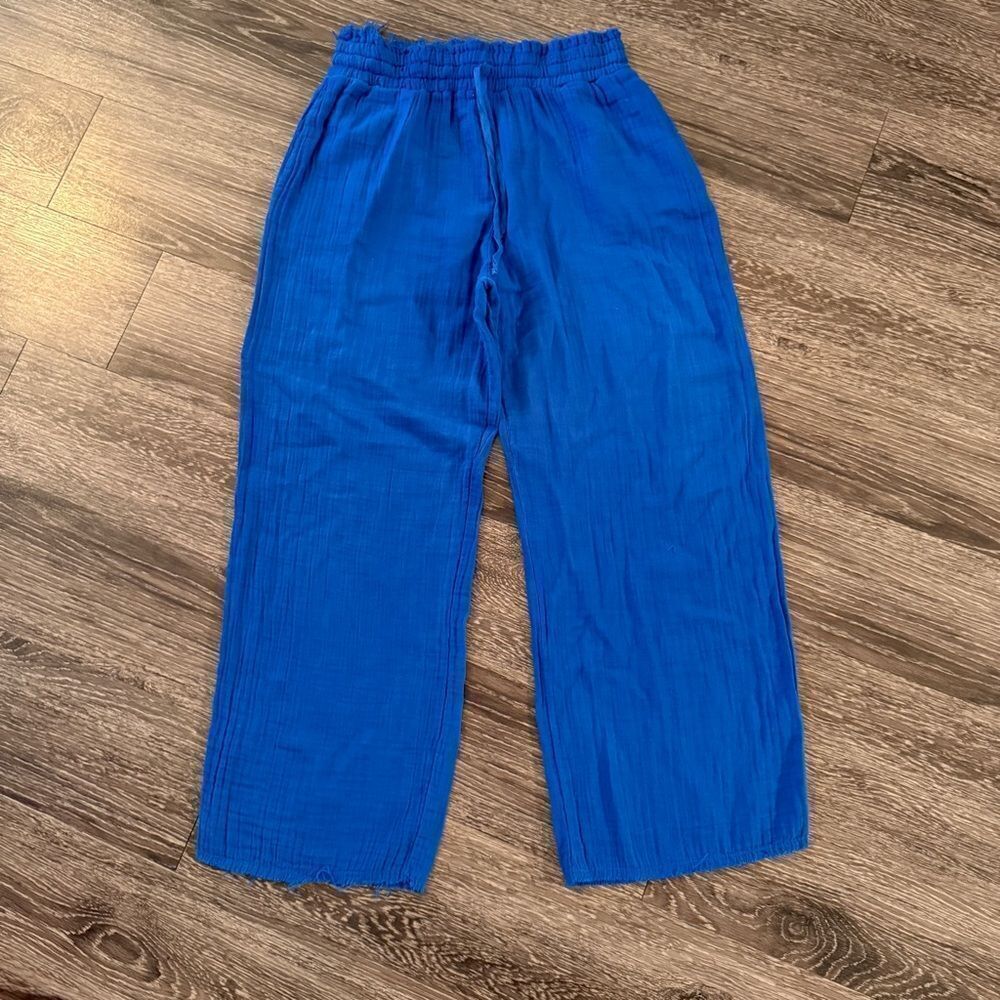 Stark X Cotton Wide Leg Drawstring pants